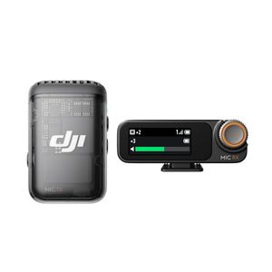 Microfone DJI Mic 2 (1 TX Microfone + 1 RX Receptor) BR - DJI115