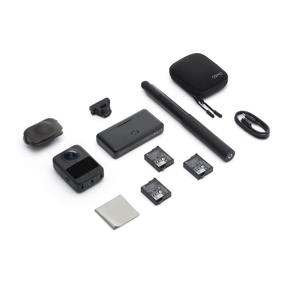 Câmera de Ação DJI Osmo 360 Adventure Combo BR - DJI215 - DJI Brasil Câmera de Ação DJI Osmo 360 Adventure Combo BR - DJI215 - DJI Brasil